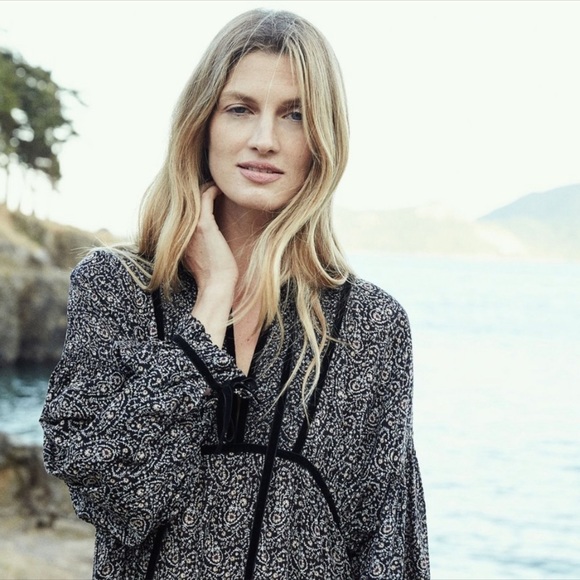 DOEN Printed Knee-Length Dress Azalea  Size: S/small - Picture 4 of 5